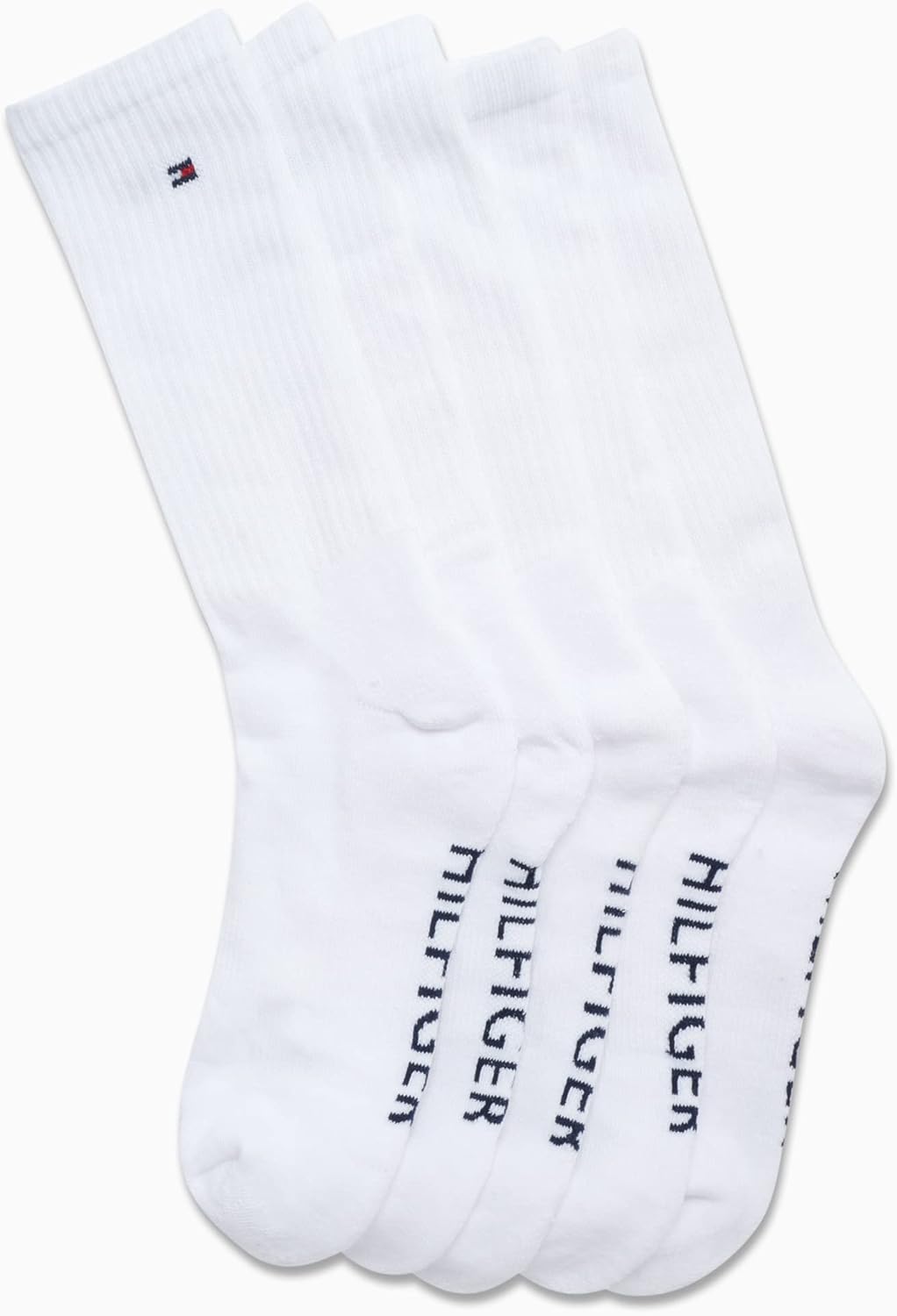 Tommy Hilfiger Men's Athletic Cushioned Crew Socks (5-Pack) - Image 4