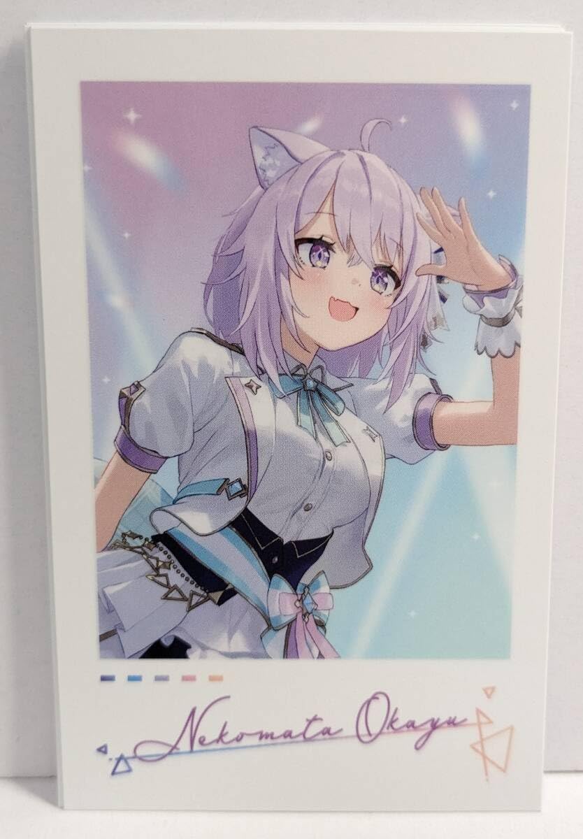 猫又おかゆ ホロライブ expo エキスポ 5th fes チェキ風カード 猫又おかゆホロライブexpo エキスポ 5th fes チェキ風カード