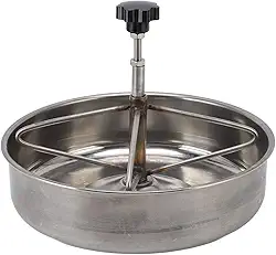 Comedouros para porcos, bebedouros de aço inoxidável, recipientes de alimentação para animais de fazenda (pequenos)