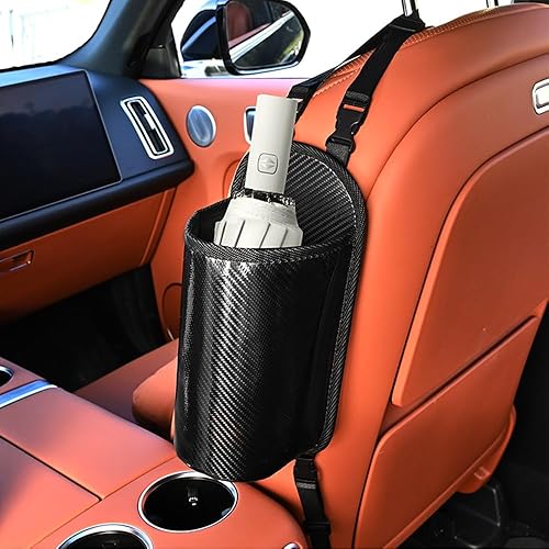 Miniatura 4 de Expansor de portavasos grande para automóvil, portavasos de fibra Mertial Cabon para botellas de agua grandes, bolsa de soporte para bebidas