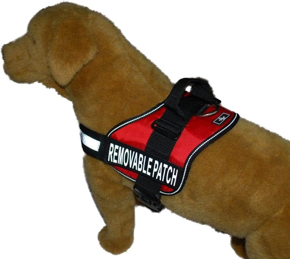 Doggie Stylz in Training Service Dog Harness with Removable Saddle Bag Backpack Pack Carrier Traveling Carrying Bag. 2 Removable in Training Patches. Please Measure Dog Before Ordering. Made