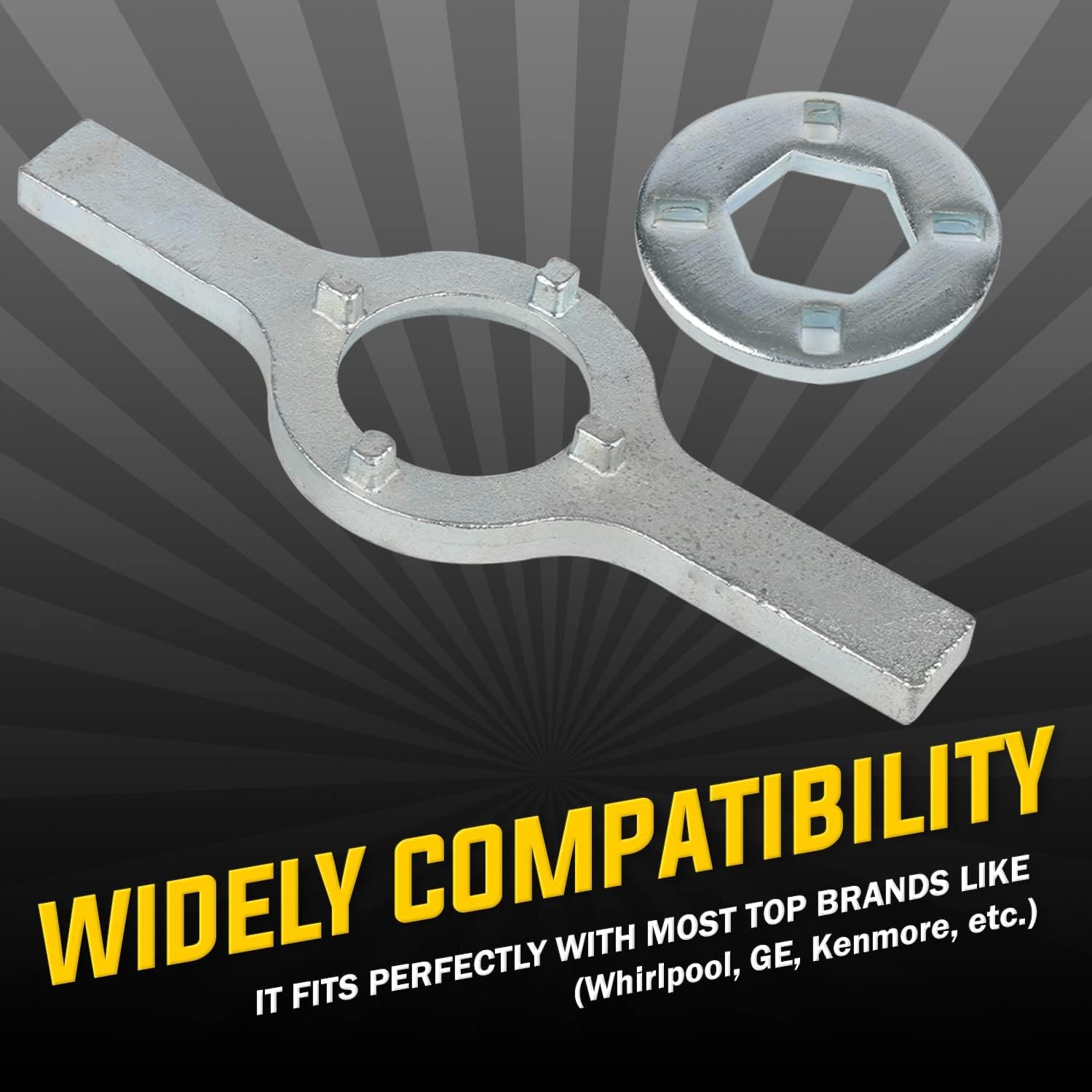 Seentech TB123A Washing Machine Spanner Wrench - Fit for GE Whirlpool Washer Parts - Repalces: TB123A TJ90TB123A, AP450339, 102170, 2020913, 22038313, 38313, 41-123, 70110, ERTB123A, OVR23A, TB123.