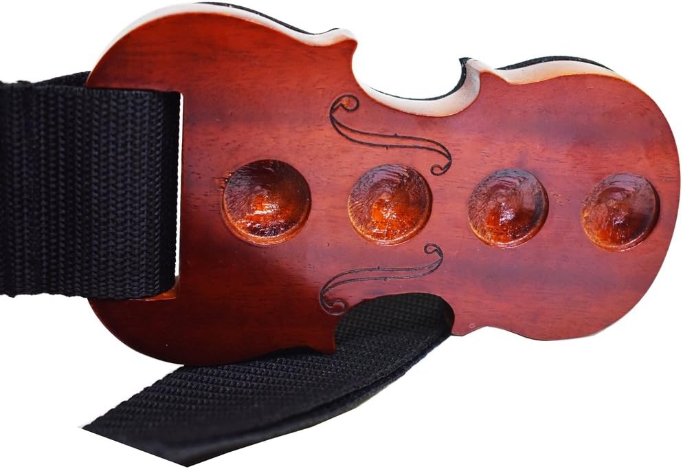MUSE Cello Endpin Anchor---Wooden Non-slip Endpin Stopper for Cello Endpin Holder Stand Cello Antiskid Device(Rosewood Color)