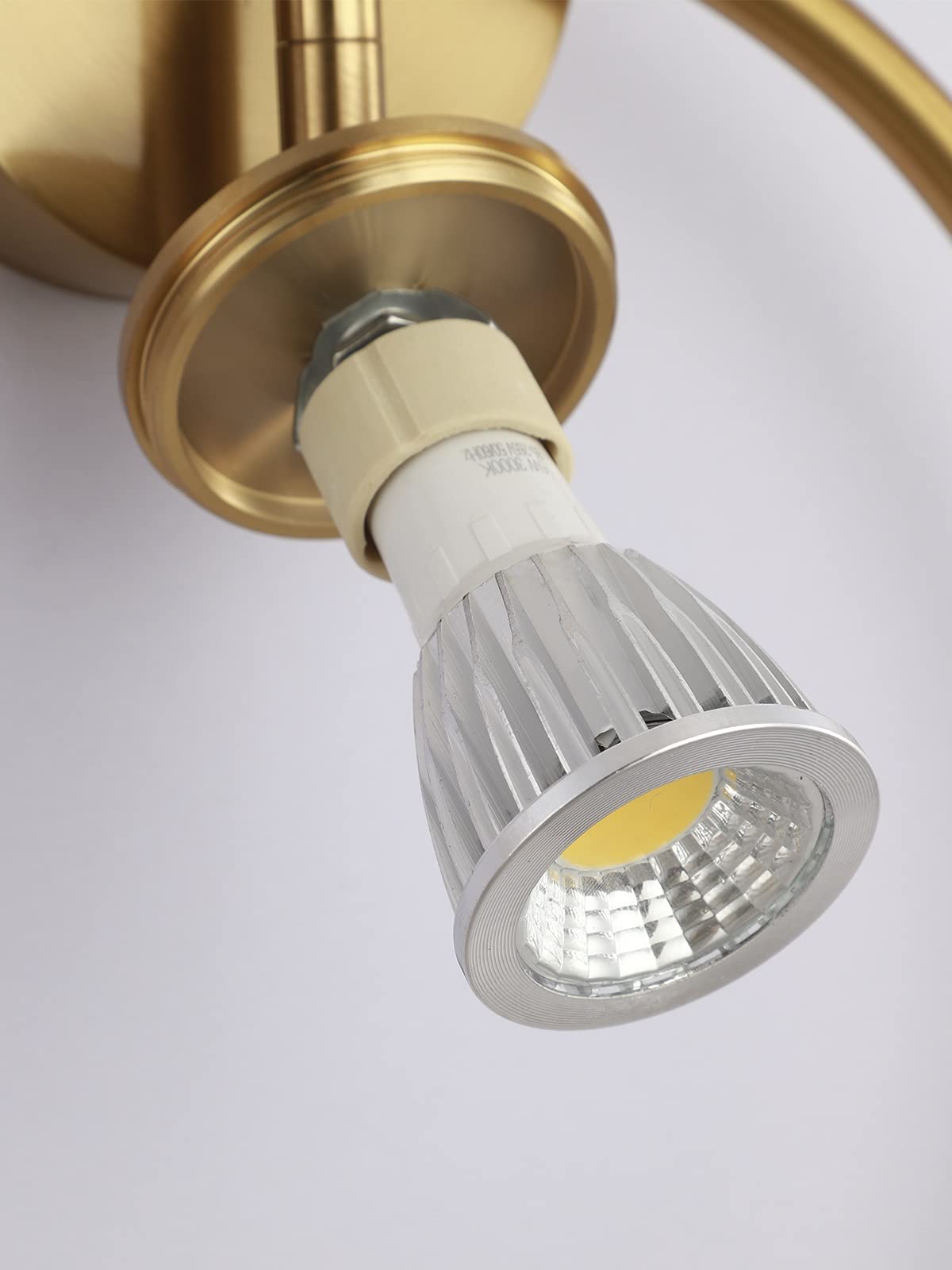 ISCBAFYX Kinkiet, Post LED Luksusowy kinkiet 5W Ling Room Sypialnia Lampki nocne Oprawy ścienne Oświetlenie wewnętrzne (B, światło naturalne 4000K)