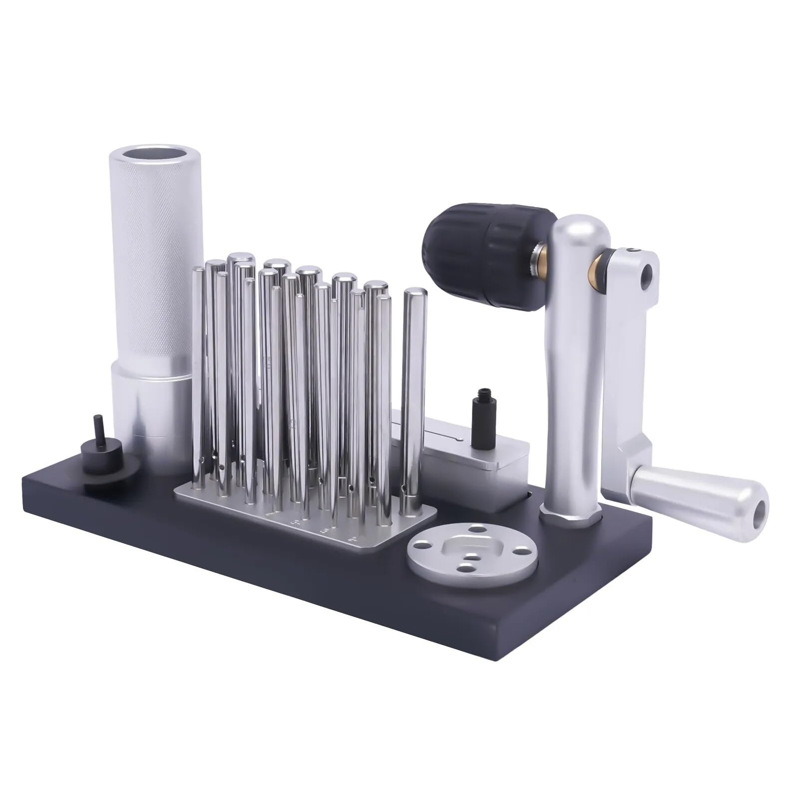 MMHHHG 2.5-12mm/0.1-0.47inch Manual Jump Ring Maker Countertop Jewelry Making Cutter Wire Drawing Machine Kit