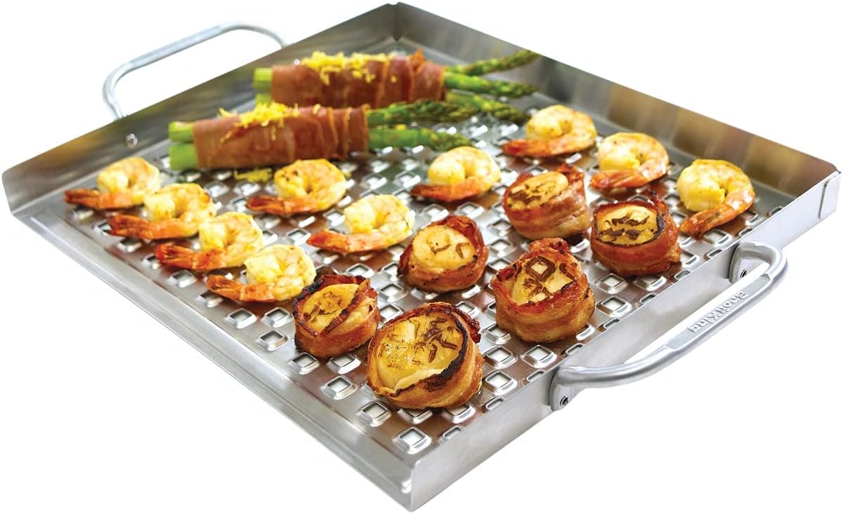 Broil King 69712 2.25" H X 18.75" L X 13.38" D Stainless Steel Grill Topper