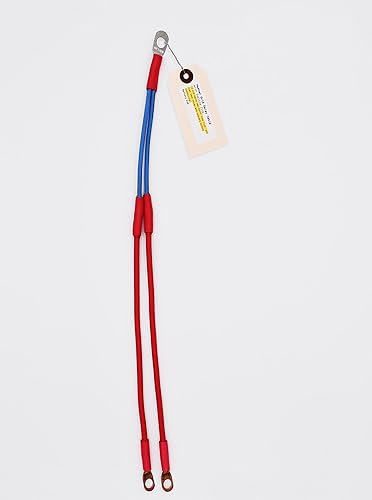 Calibre 8 con batería fuselink a cable de relé calentador de rejilla dual compatible con Dodge Cummins Diesel Mismas longitudes #14259