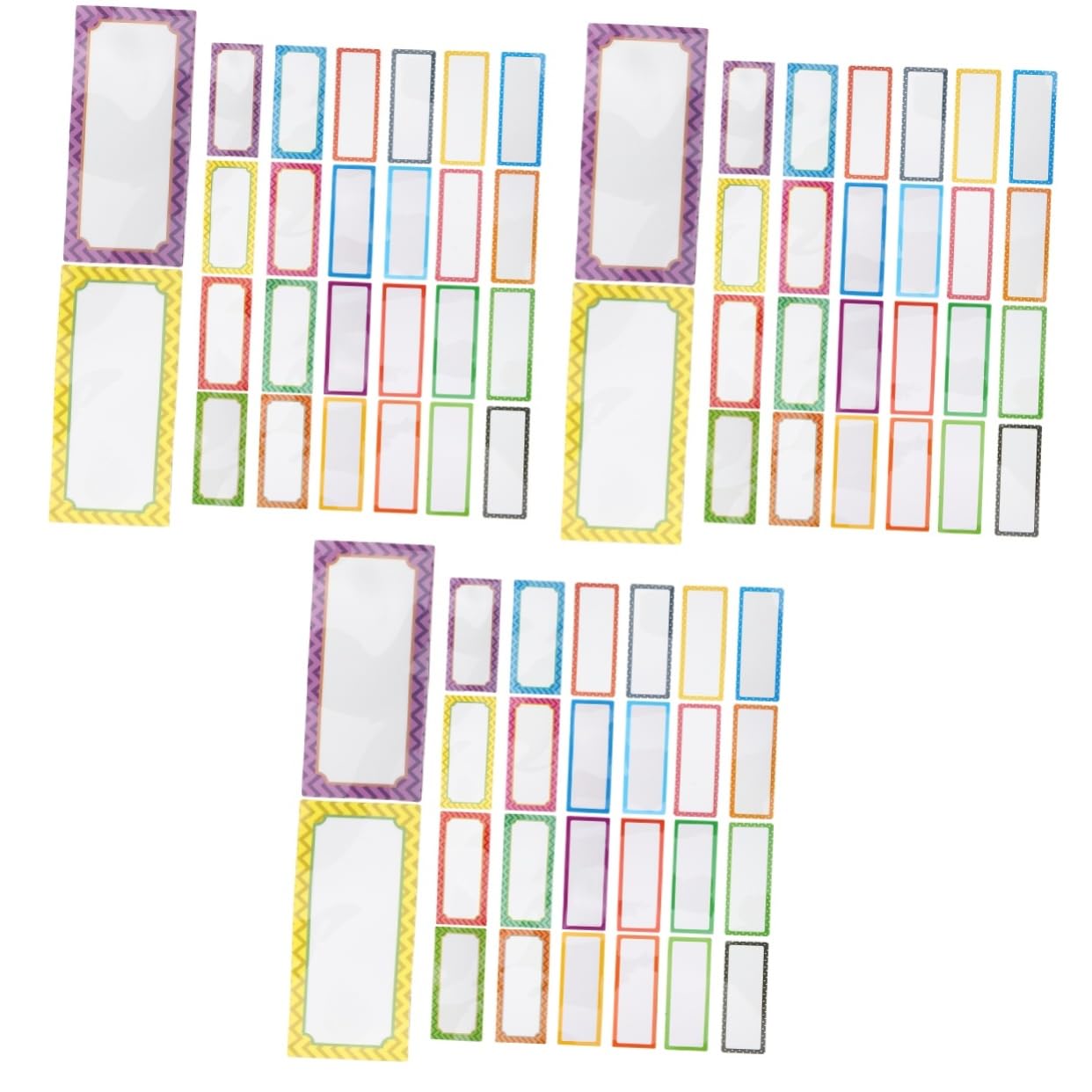 TEHAUX 9sätze Magnetische Beschriftungsetiketten Wiederverwendbare Namensschilder Für Kühlschrank Whiteboard Und Schule Farben Abwischbar Vielseitig Einsetzbar Für Organisation Und