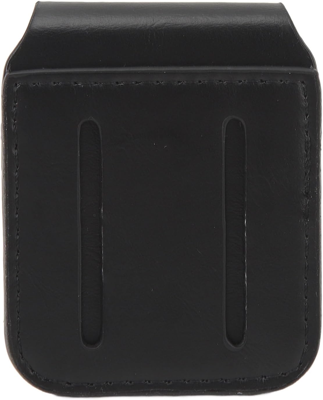 Leather Lighter Pouch, PU Leather for Lighter Case Holder with Belt Loop, Anti Scratch Lighter Holder Protective Storage Case for Outdoor (Black)