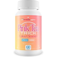 Pink Tea Trick Colon Cleanse - Our Best Gut Bloat Reducing Colon Cleanse Supplement - Slim Gut & Flush Out Waste & Toxins With This Detox Cleanse Probiotic - Natural Cleanse Detox - Pink Power Miracle