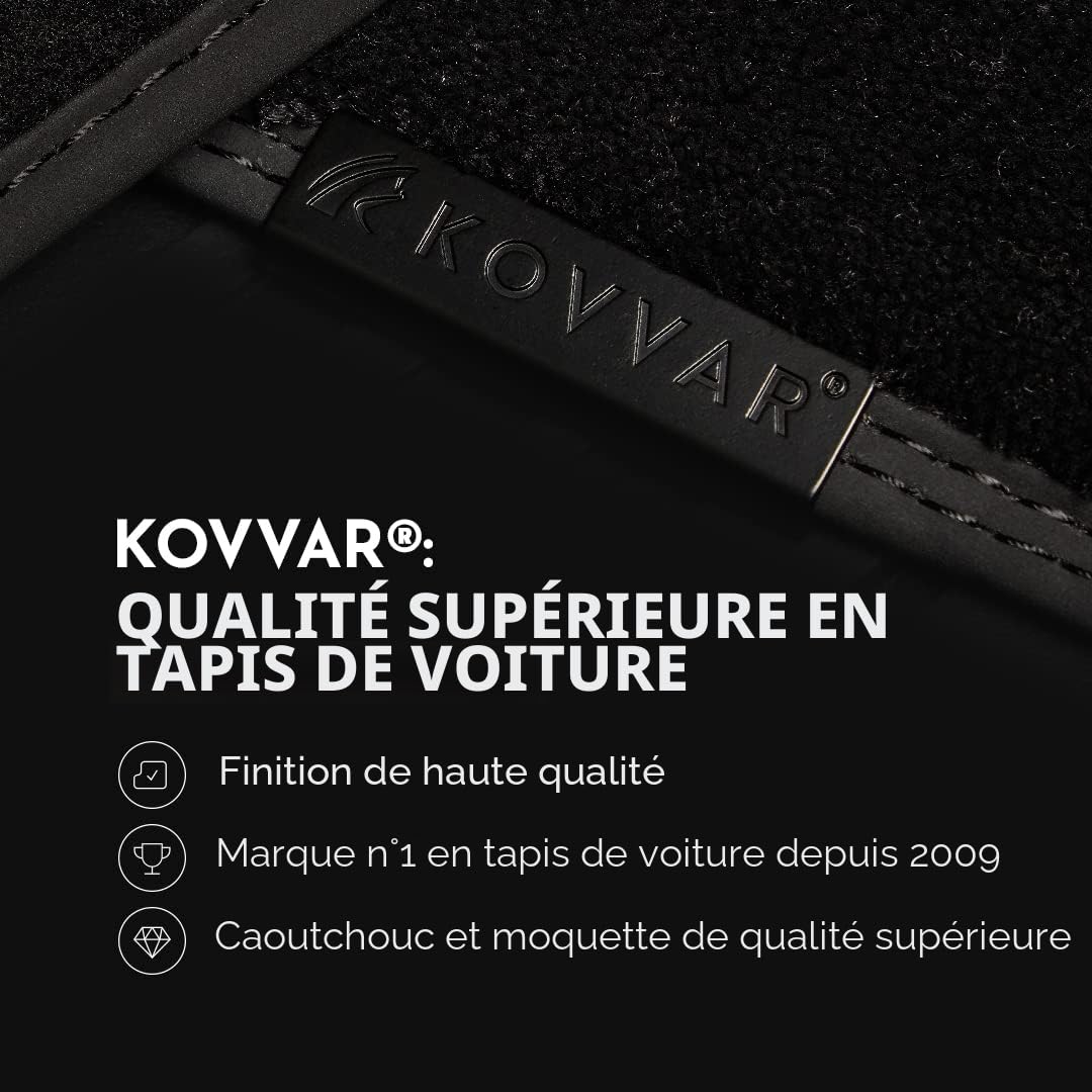 Tapis de Sol Compatible avec Peugeot Rifter 2018-2026 Correspondant à la Version: L1/L2 | 7 sièges | Système de Fixation: Clips | Qualité: Basic