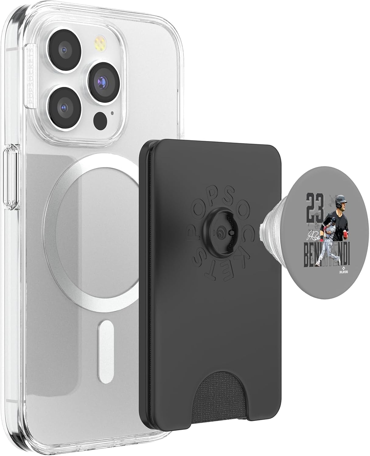 Andrew Benintendi | Chicago Baseball Players | MLBABI3003 PopSockets PopWallet for MagSafe