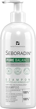 Seboradin Shampoo Thin Fine Hair Prone to Greasiness, Pure Balance, 400 ml