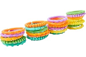 Bright Starts Lots of Links Rings Toys for Stroller or Carrier Seat