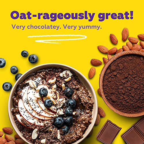 Image of Yogabar Dark Chocolate Oats Combo | Dark Chocolate Oats 1kg + 400gm | Gluten Free Whole Oatmeal for Breakfast - Healthy Breakfast Cereal for Children and Adults