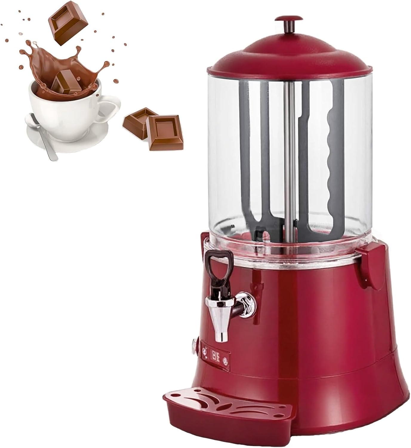 Hot Chocolate Dispenser Machine with Temperature Control for Commercial ...