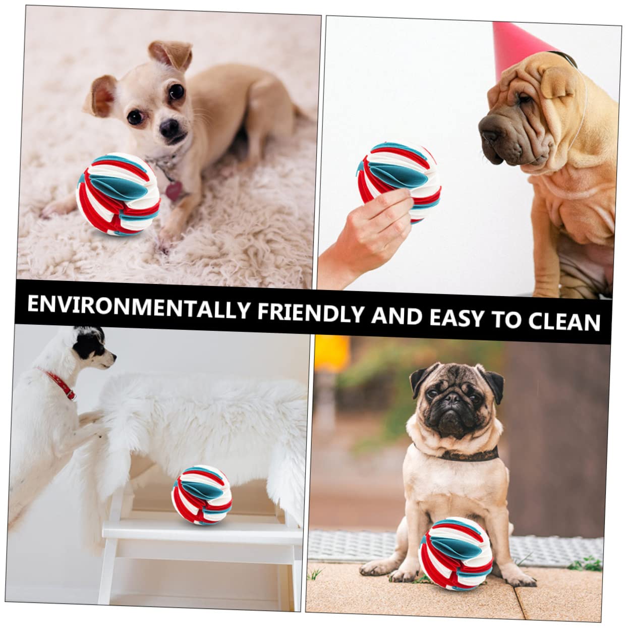 minkissy 3 Juguetes Masticables para Perros Dispensador De Golosinas Juguete para Perros Juguete para Masticar Molares Juguete para Mascotas Juguete para Masticar con Fugas De Comida.