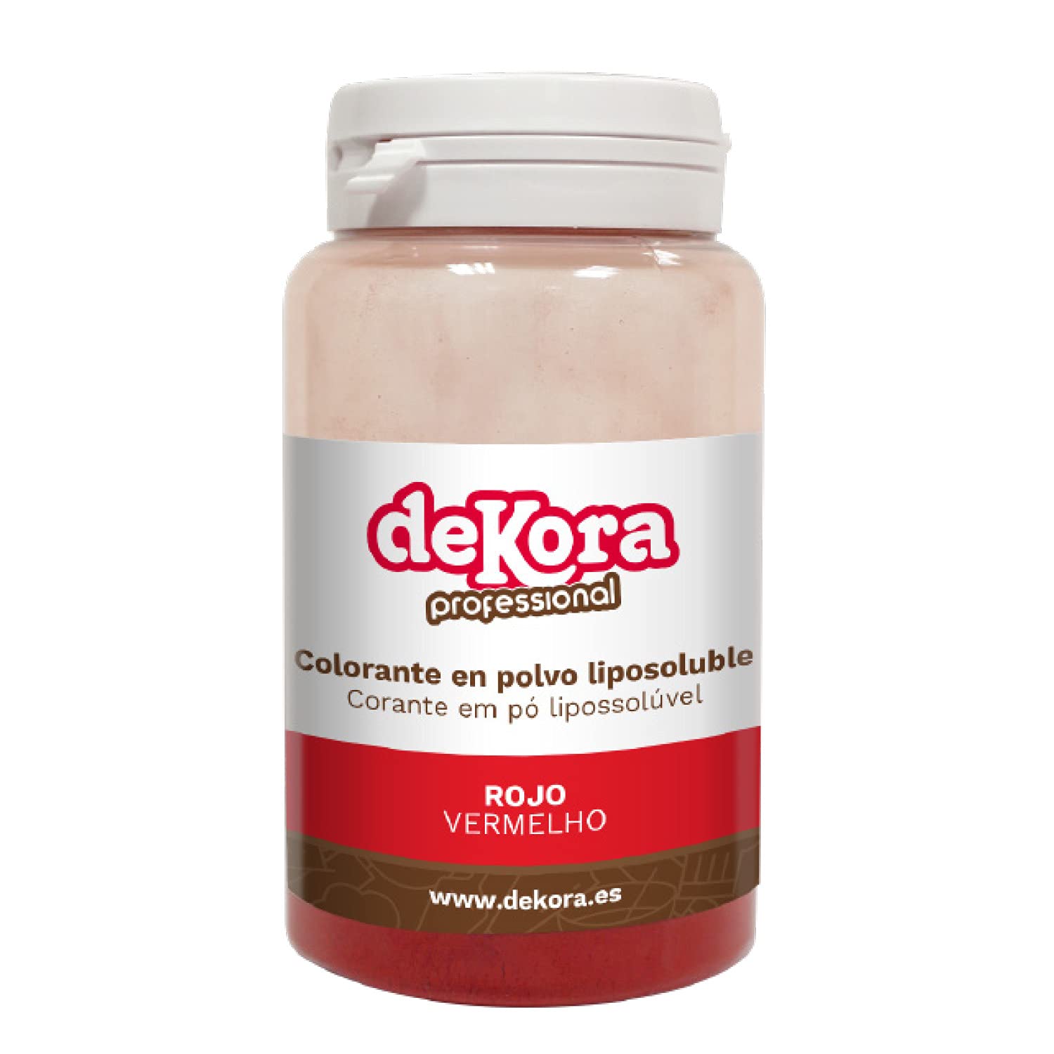 Colorante Alimentario Liposoluble en Polvo Rojo 25 Gramos