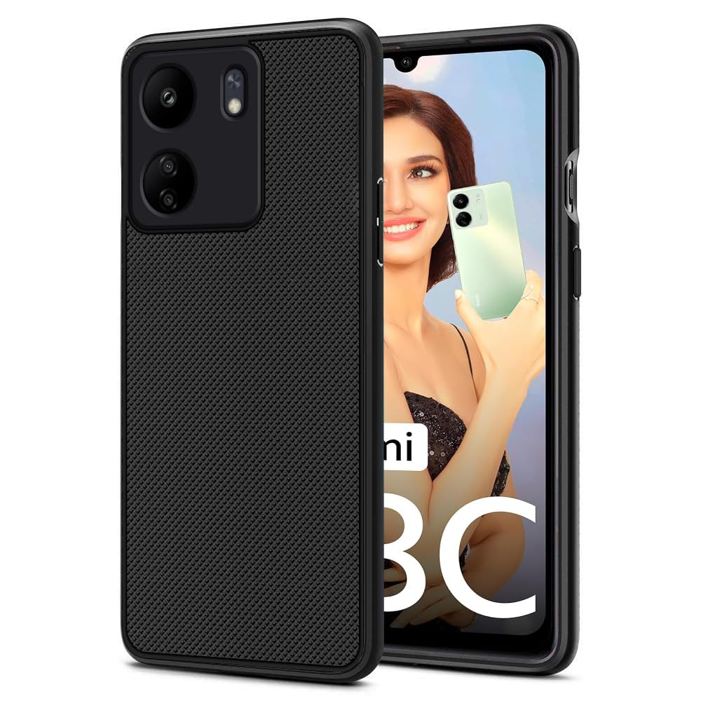 SHINESTAR Soft Silicone Frosted Air Dotted Case Cover Redmi 13C 4G / Poco C65 | 360 Degree Camera Protection Bump Back Case Cover for Redmi 13C 4G / Poco C65 - (Black) (B0CRS61YZ8) Amazon Price History, Amazon Price Tracker