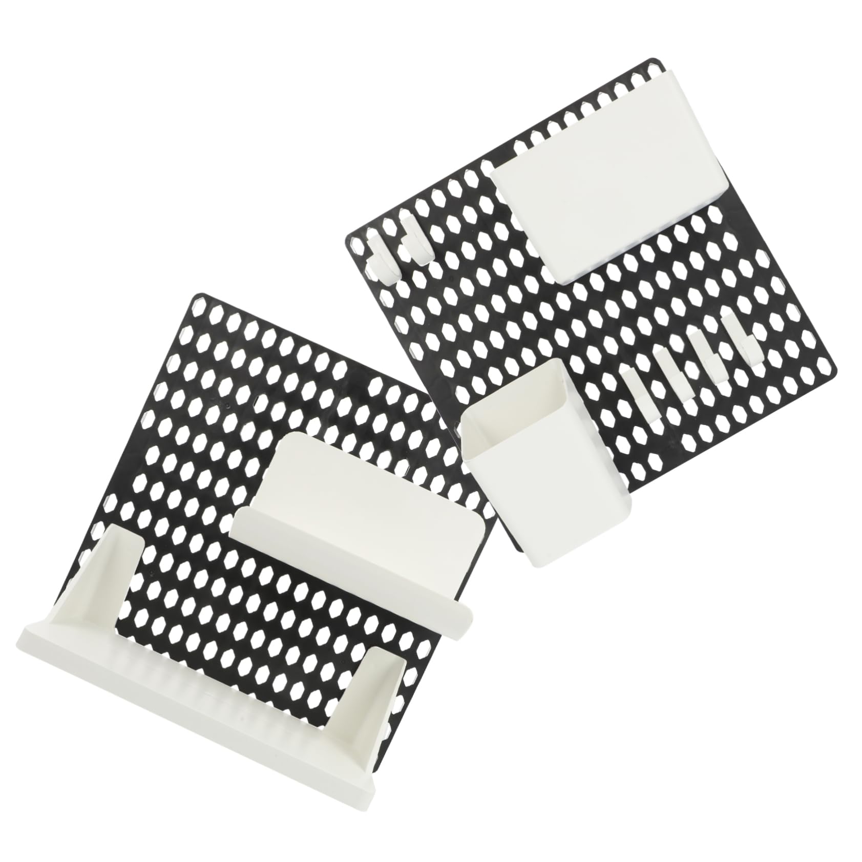 PRETYZOOM Pegboard Combinations Kit Wall Storage Easy Install Modern Decor Organize Office