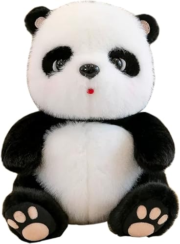 Zuwxeu Panda Doll Cute Cartoon Stuffed Animals Plush Sofa Pillow Gifts for Children's Day (Sitting, 25cm)
