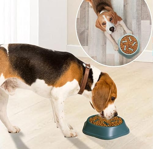 Miniatura 5 de Alimentador lento para perros Bowl,Anti Gulping Alimentación Saludable Interactivo Bloat Stop Fun Alternativa Perro Alimentación Lenta Alimentación