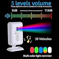 Vista 5 de Versión Mejorada de Alarma de Sensor de Cama y Prevención de Caídas para Ancianos/Demencia y Más, Buscapersonas de Cuidador con Alerta de Sensor