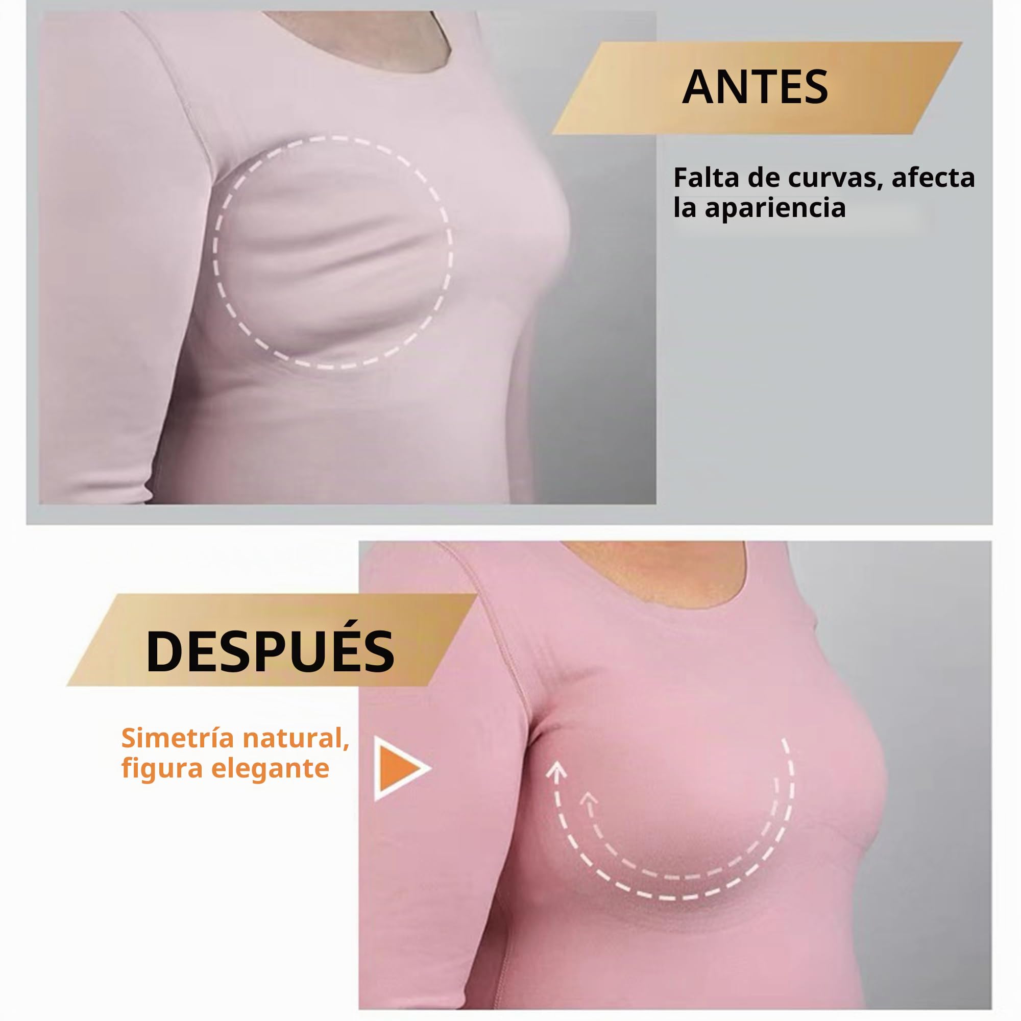 ELMIKA Almohadilla de silicona para mastectomía, prótesis de mastectomía triangular, una pieza