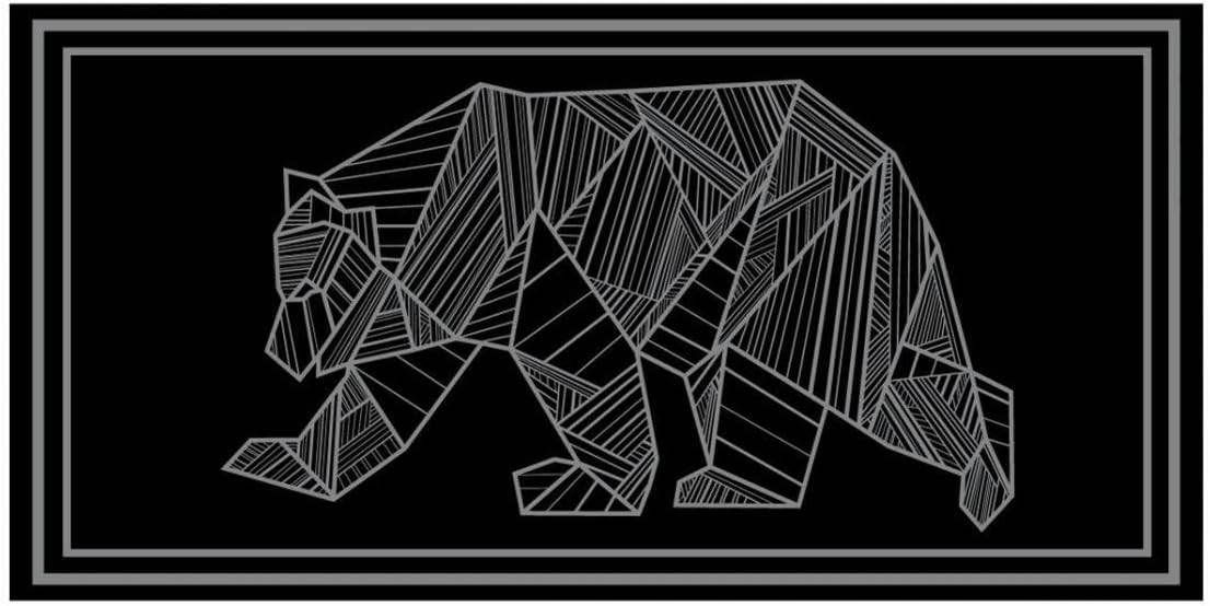 Kuma Outdoor Gear Outdoor Mat, Bear, 18ft x 9ft, Black/Grey, 481-KM-RVMB-GB-18