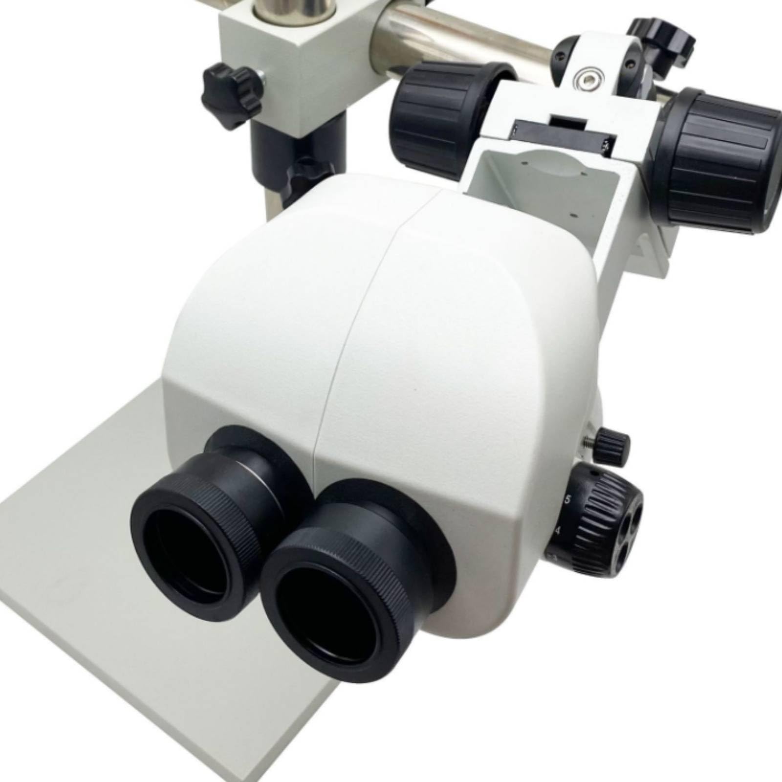 Schmuck Inspektionsmikroskop Stereomikroskop Binokularmikroskop Laborgerät Optikgerät mit Ruckfreiem Fokus Ergonomische Okulare Robustes Gestell für Präzisionsprüfung Werkbank Ausbildung