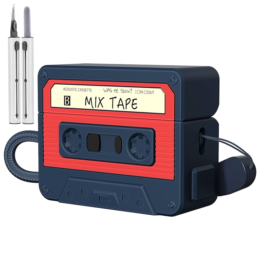 Amazon.com: AirPods Pro 第2 代保護套,Filoto 卡式磁帶保護套