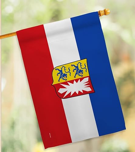 Miniatura 9 de Schleswig Holstein - Bandera de casa – Estados regionales de Alemania Central Europa Territorio de la antigua historia del país – Cartel decorativo