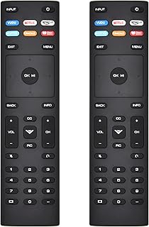 Universal Remote Control Replace XRT136 Remote for VIZIO TV Replacement for LED LCD HD 4K UHD HDR Smart TVs (2 Packs)