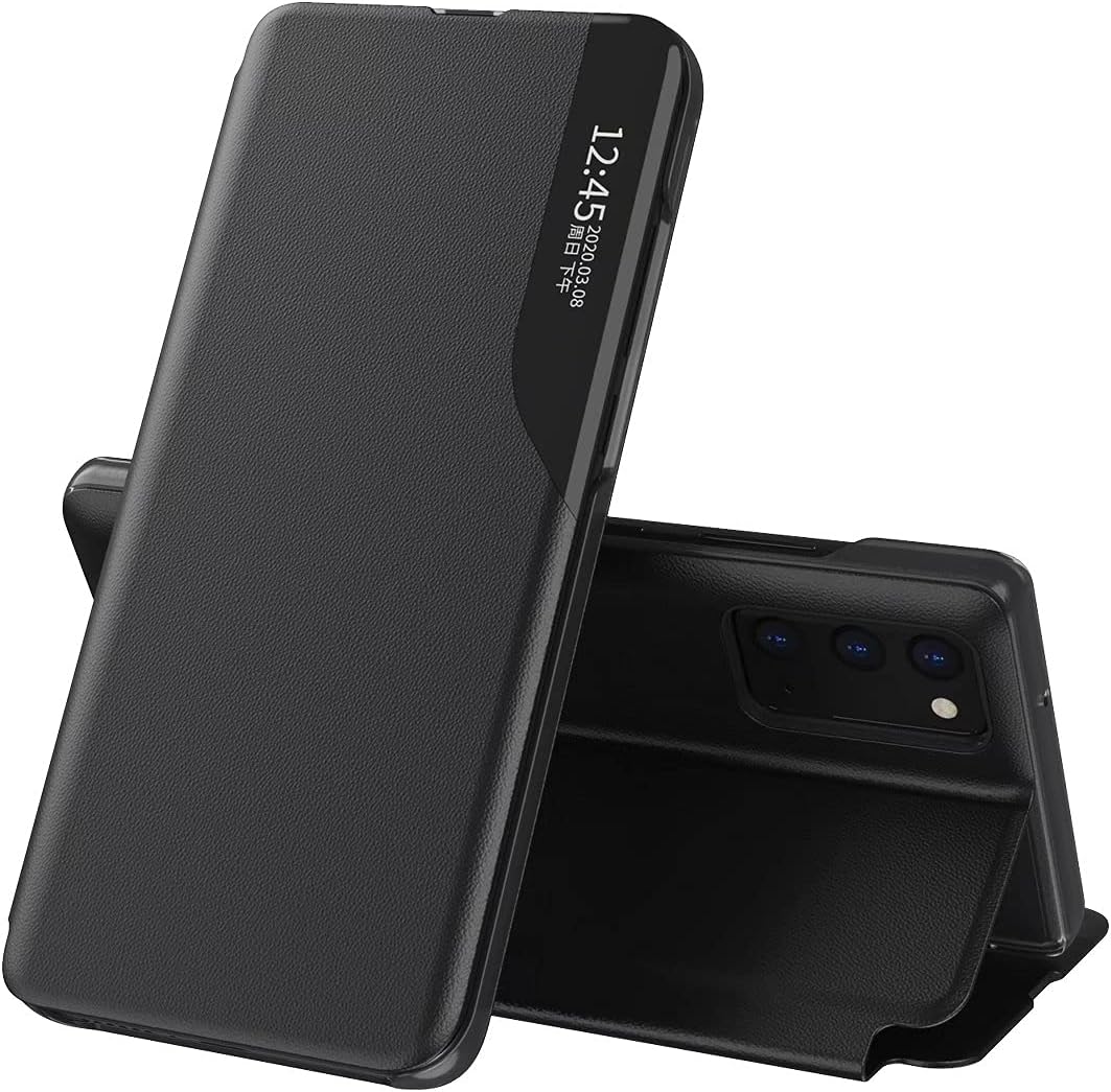 Wuzixi Case for Samsung Galaxy A13 4G, A translucent Magnetic flip Smart Cover,Stand Function,A Protective Cover for Samsung Galaxy A13 4G.Black