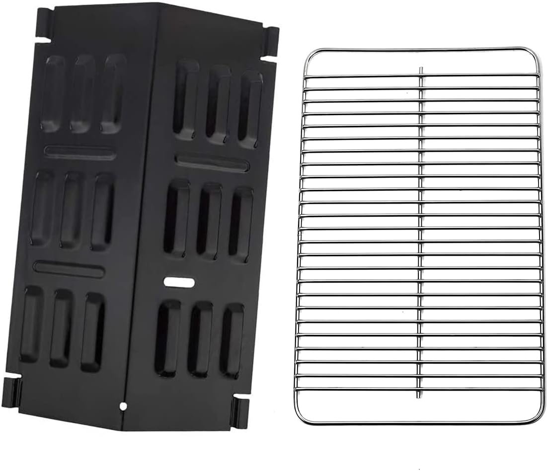 AJinTeby Sweetcook Porcelain Enameled Flavorizer Bars Replacement for Weber 9201and Gas Go-Anywhere Grill