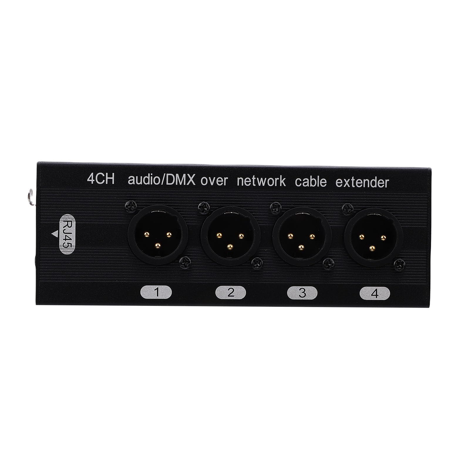Dpofirs 4 Kanałowy XLR na RJ45 Ethernet Przedłużacz Kabla