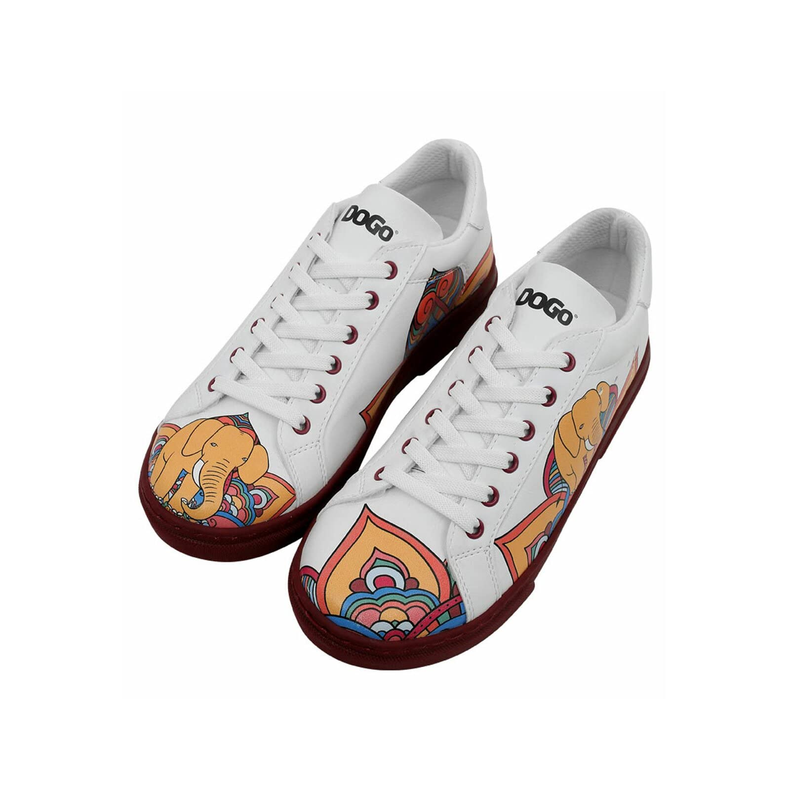 DOGO Women's Ace Sneakers, Blanc, 2 UK
