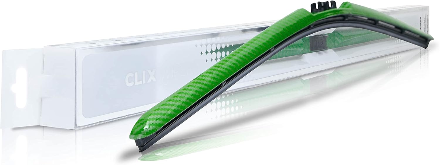 Clix Wipers 18" Green Carbon Fiber Automotive Replacement