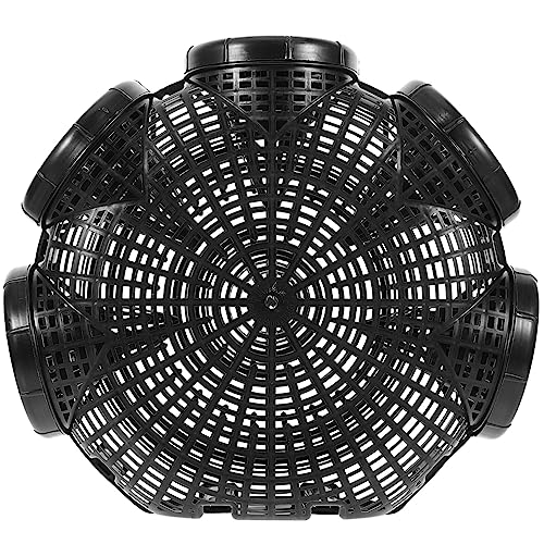 Anneome Fish and Shrimp EEL Cage Folding Crawfish Mesh Portable Fish Catch Trap Fishing Mesh Catch Fish Loach Cage Fish Cage Black Pp Crab Trap Crab Traps Portable Fishing Trap