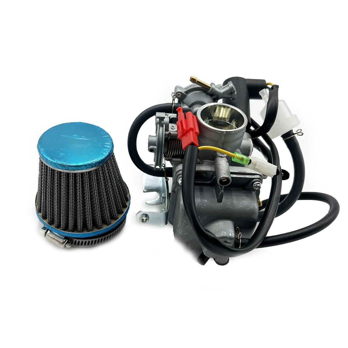 [Akcesoria motocyklowe Gaźnik z filtrem powietrza do GY6 250cc KAZUMA Falcon do Hammerhead Carter Dazon JCL Kinroad Carb Łatwe w montażu]