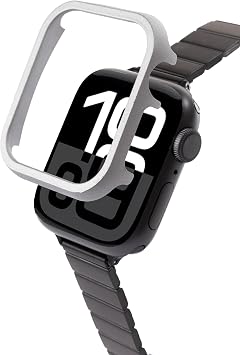 Quse Bumper Metal Koruyucu K l f, Apple Watch Series 10/SE/9/8/7/6/5 ile Uyumlu, 46mm/45mm/44mm/42mm/41mm/40mm G m , 44MM