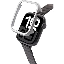 Quse Bumper Metal Koruyucu K l f, Apple Watch Series 10/SE/9/8/7/6/5 ile Uyumlu, 46mm/45mm/44mm/42mm/41mm/40mm G m , 45MM