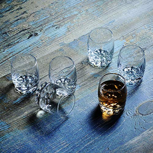 image for N  A Shot Glasses, HOMEYUT 2.8oz Heavy Base Shot Glass Set, Clear Shot
