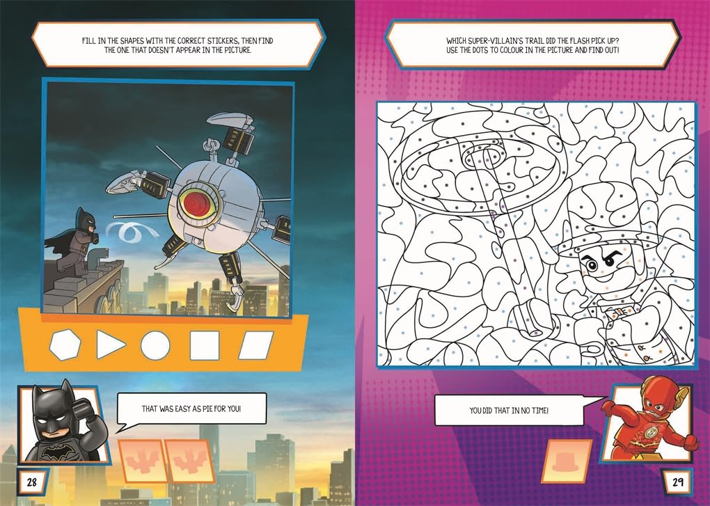 Buster Books Lego (R) DC Super Heroes (Tm) 800 Stickers.      Paperback – August 31, 2023