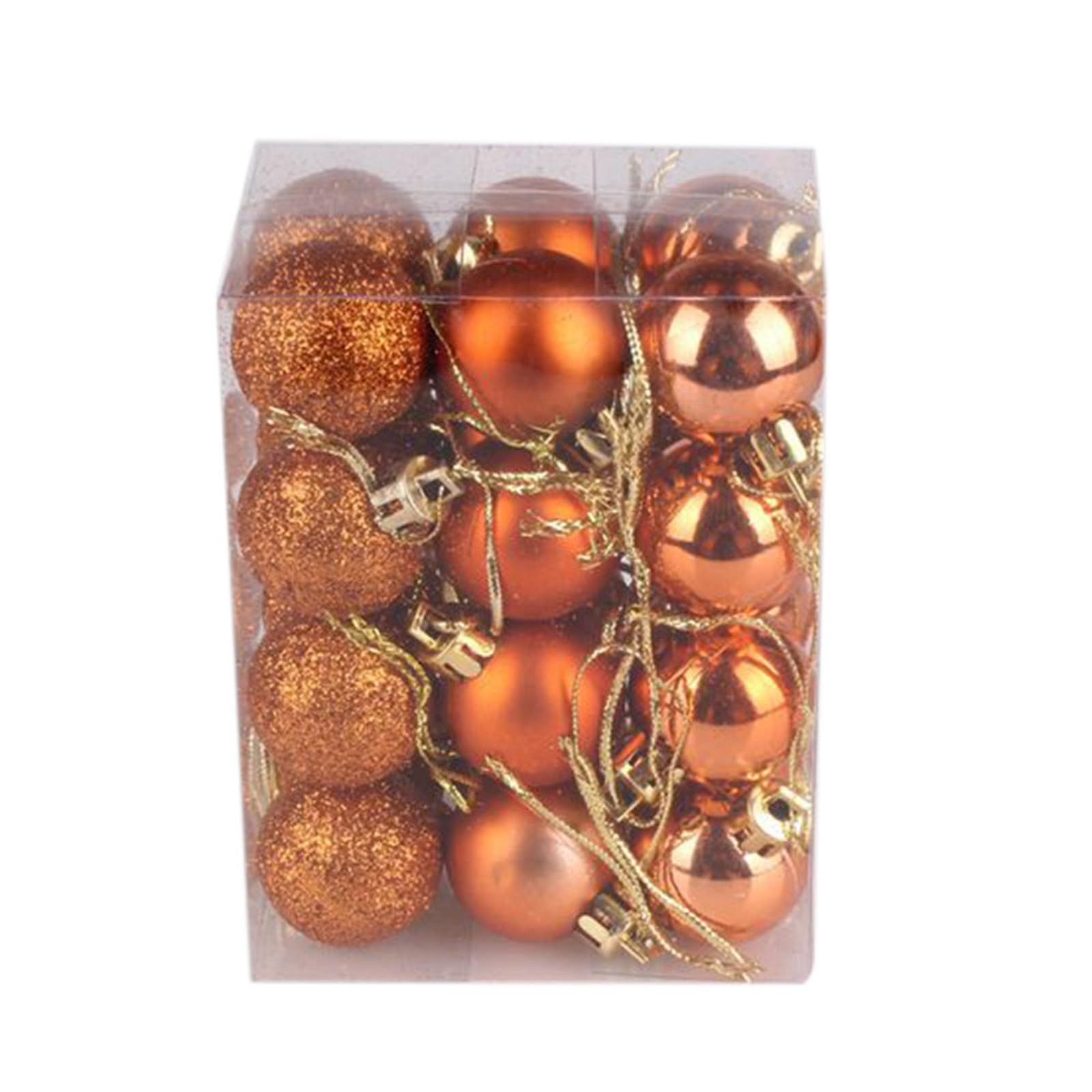 Christmas Ball Ornaments Shatterproof Plastic Mini Christmas Tree Bauble Decorative Hanging Pendants for Tree Garland Wreath Decoration
