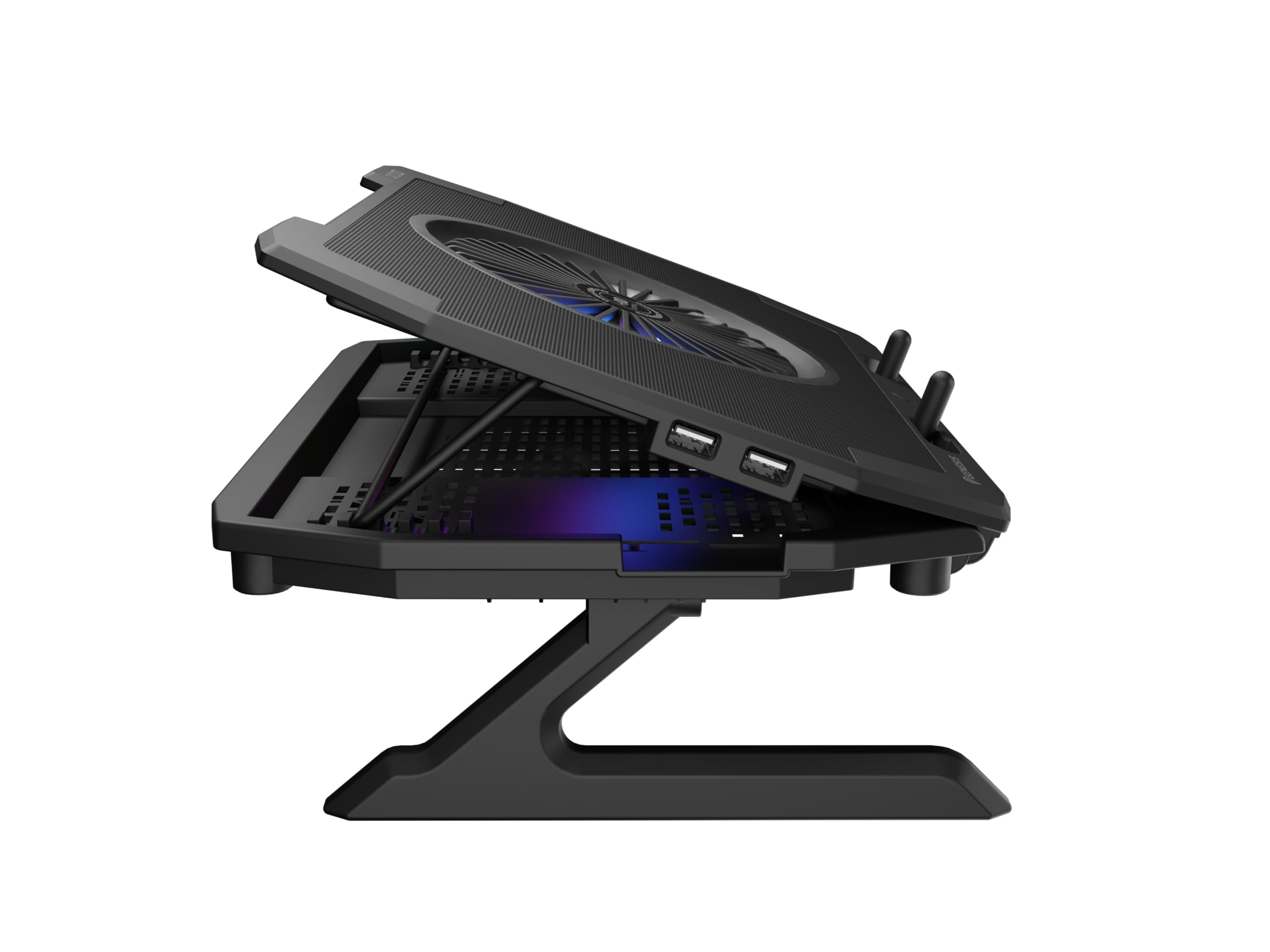 genesis BASE REFRIGERADORAS OXID 850 RGB 15.6"-17.3" USB, 5 VENTILADORES