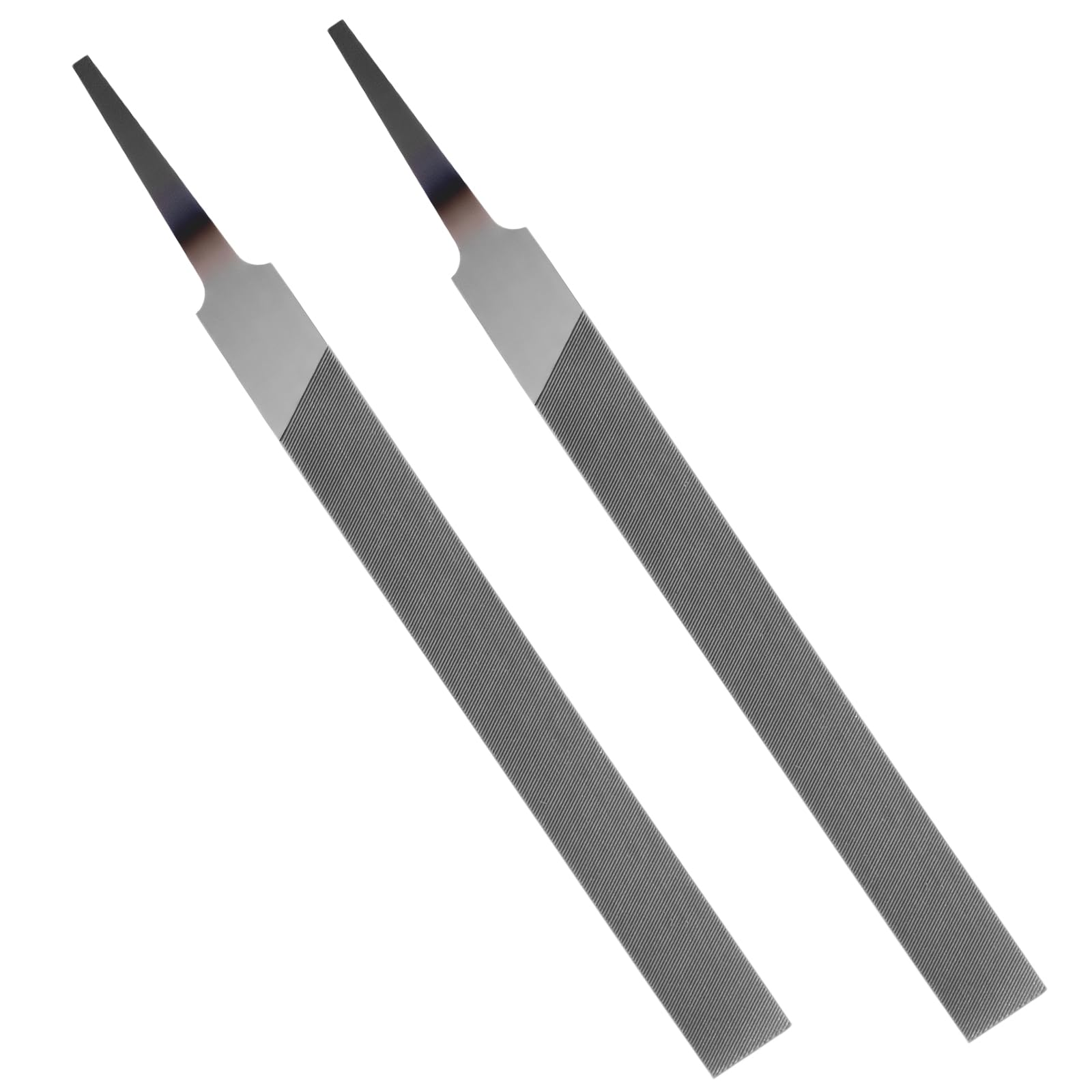Juego de 2 limas de metal profesionales de acero al carbono para trabajos de metal y madera