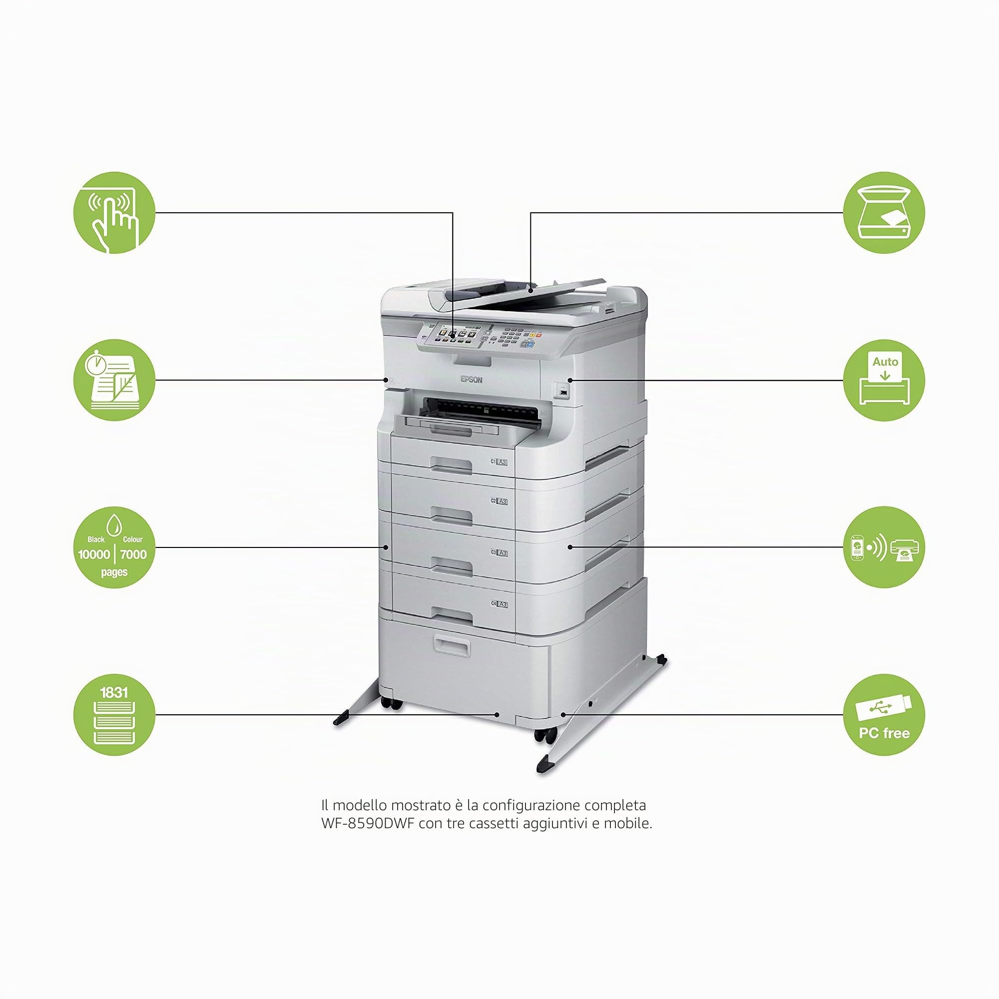 Epson T8392 Cartuccia d'Inchiostro, Colore Ciano