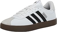adidas Women's VL Court 3.0 Skateboarding Sneakers - Soft Suede Upper, Vulcanized Rubber Sole for Style & Comfort