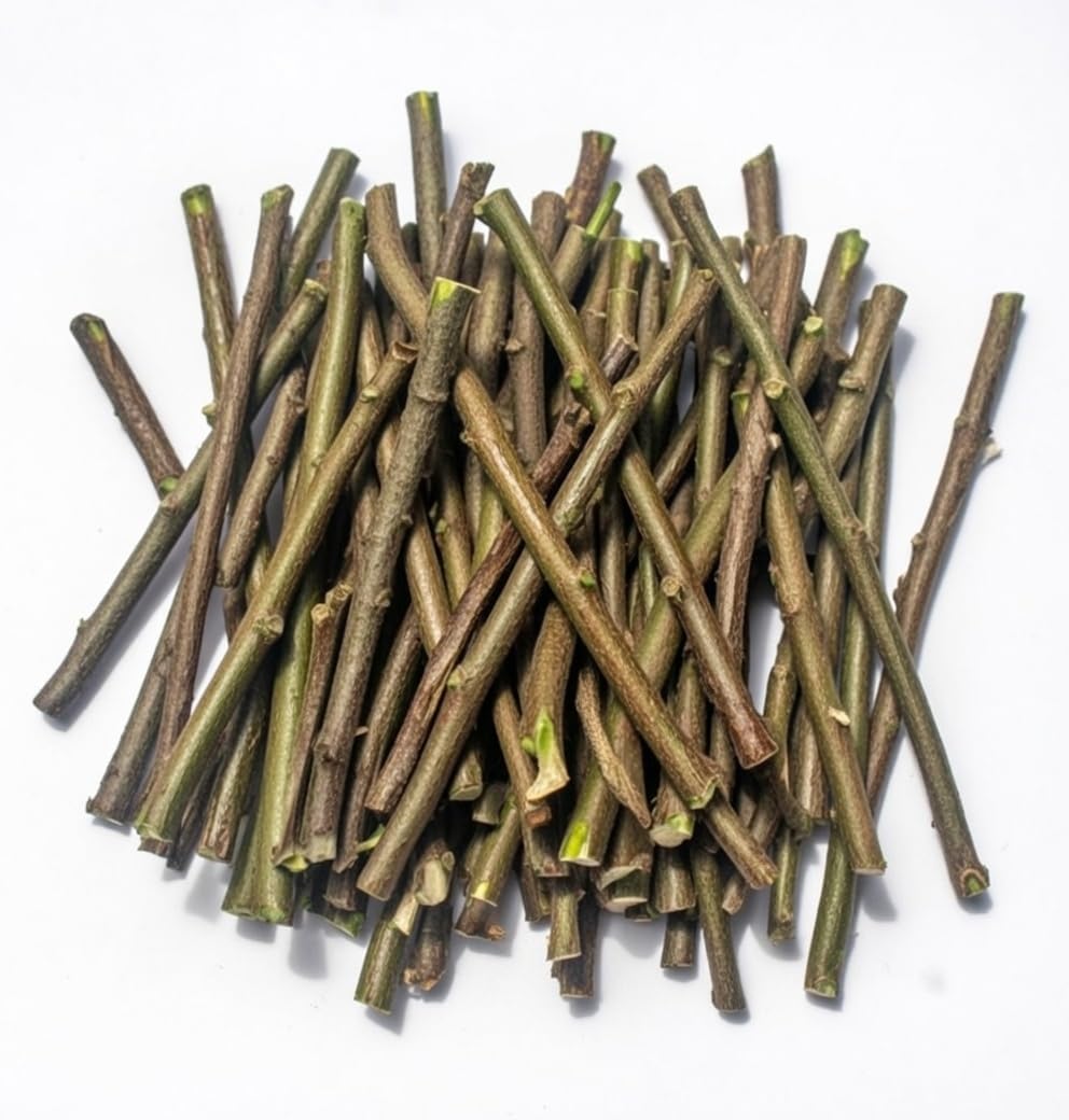 Ayurvedic Natural Organic Neem Datun Toothbrush Nim Tree Twigs Chew Sticks For Brushing Teeth Removes Bad Breath|Relieve Tooth Ache|Healthy Toothpaste|Pack Of 20|AVA56|Manual|Adults